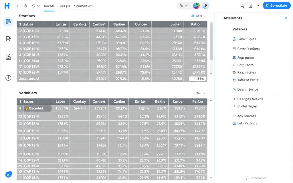 Gretl dashboard with variable browser